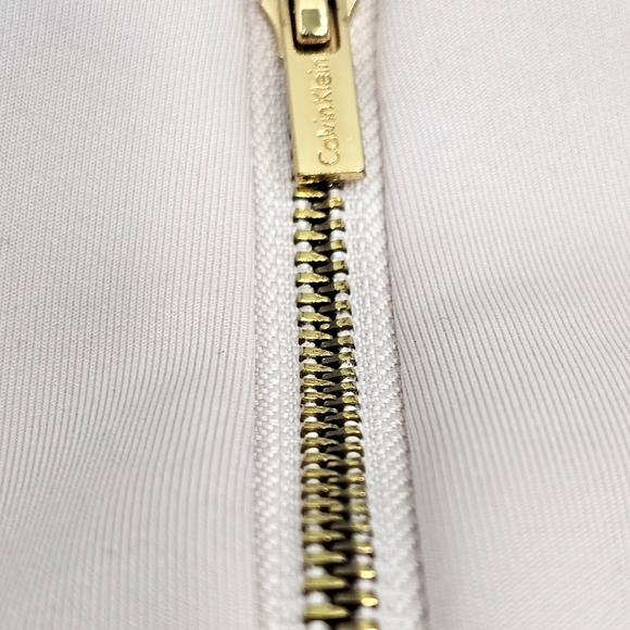 Calvin Klein Blush Pink Off-Shoulder Midi Dress Sz 4 Womens - Picture 4 of 13